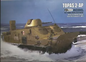 1:25 Polish armored personal caries Topas 2-AP paper model - Picture 1 of 3