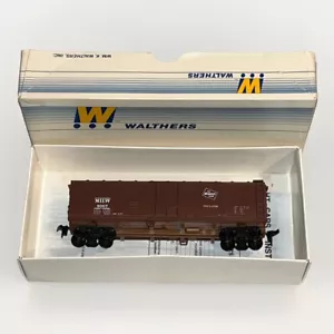 ✅ Walthers 932-3211 HO MILWAUKEE ROAD 40’ Spina Porta Boxcar Acciaio PRONTO DA ROTOLARE - Foto 1 di 7