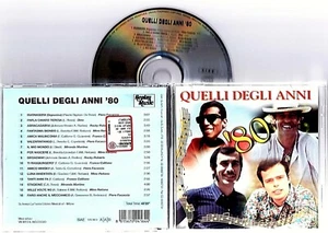 Autori Vari - QUELLI DEGLI ANNI '80 CD Nuovo - Afbeelding 1 van 1