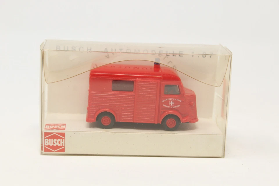 HO 1:87 Busch 41945 Citroen HY Delivery Truck Vehicle Feuerwehr Frankreich - Image 1 of 4