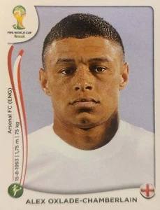 2014 Panini FIFA World Cup Sticker No 313 Alex Oxlade-Chamberlain England - Zdjęcie 1 z 2