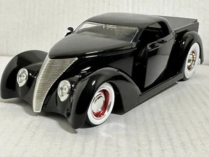JADA D-RODS 1937 FORD BLACK 1:24 DIECAST MODEL CAR NEW NO BOX - Picture 1 of 12
