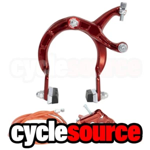 ENIX BMX Brake FRONT Alloy RED Bike Bicycle BRAKE SET - Picture 1 of 3