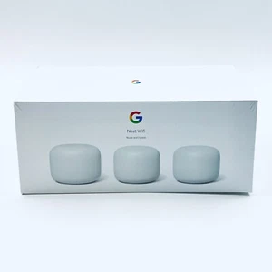 Google Nest WLAN Router & 2 Punkte - Snow BRANDNEU / Factory Sealed - Bild 1 von 4