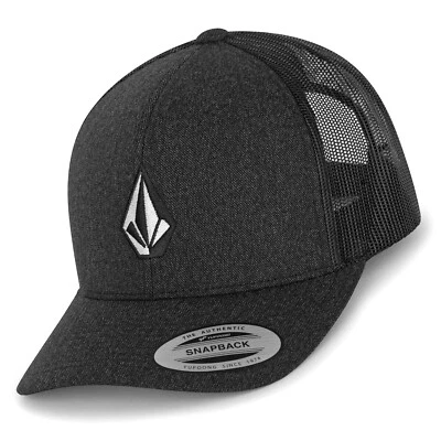 Volcom Full Stone Cheese Cap charcoal - Snapback Trucker Kappe mit Stone Logo - Bild 1 von 2