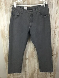 NEW Wrangler Jeans Mens 36x29 Gray Straight Leg Advanced Comfort 9TRLAGY - Picture 1 of 6