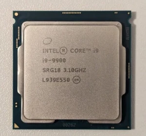 Intel Core i9-9900 SRG18 Coffee Lake 16-Threads, Max 5GHz LGA1151 CPU *km - Afbeelding 1 van 5
