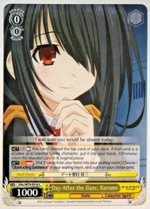 Weiss Schwarz Day After the Date, Kurumi DAL/W79-E016 NM/M - Imagen 1 de 1