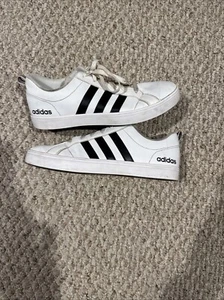 Adidas Grand Court Damen Sneaker weiß Leder Schnürschuhe Active Comfort Schuhe Gr.10 - Bild 1 von 8
