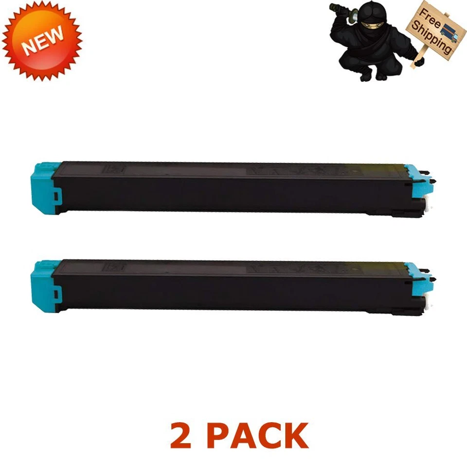 2x CYAN For MX-23NTCA Toner Cartridge For Sharp MX-2010U,2310F,2310U,2318UC US - Image 1 of 1