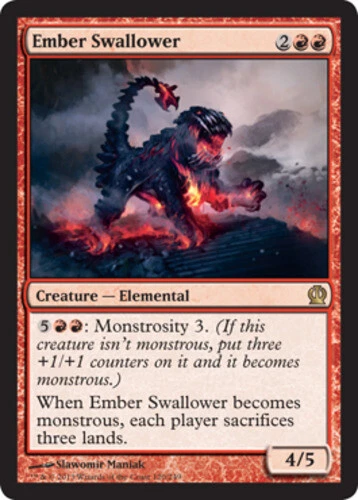 4x Ember Swallower ~ Near Mint Theros MTG Magic x4 4 UltimateMTG Playset Red Car - Image 1 of 1