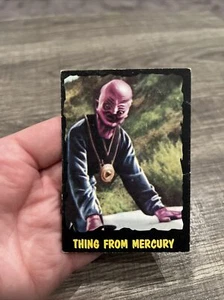 1964 Topps Bubbles Outer Limits Printed in USA Thing From Mercury #25 0s4 - Picture 1 of 6