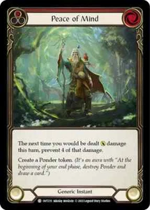 Peace of Mind (RED) Outsiders Flesh and blood Tcg NM - Picture 1 of 1