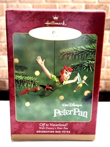 HALLMARK ~ Disney's PETER PAN - Off to Neverland Ornament from 2000 - Free Ship! - Bild 1 von 9