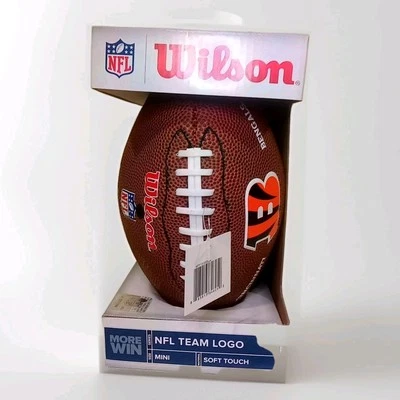 Wilson футбол Cincinnati бенгалы мини подлинный команды логотип мягкое прикосновение новый - Изображение 1 из 4