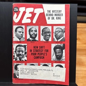 JET MAGAZINE June 27, 1968 The Mystery Behind Murder of Dr King Good Condition - Picture 1 of 3