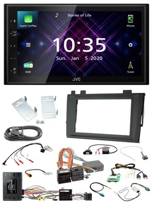 JVC DAB 2DIN Lenkrad Bluetooth USB Autoradio für VW Transporter T6.1 ab 2019 MIB - Bild 1 von 4