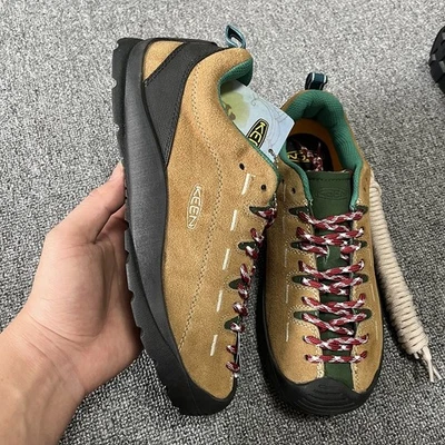 NUEVO Keen Unisex Aire Libre Senderismo Informal Zapatos Marrón Verde Foto 1 de 2