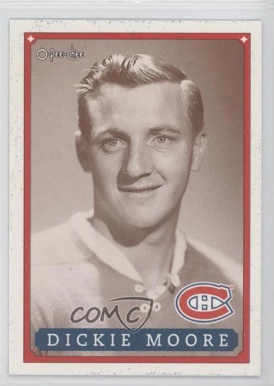 1993 O-Pee-Chee Montreal Canadiens Hockey Fest Dickie Moore #63 HOF - Image 1 of 2