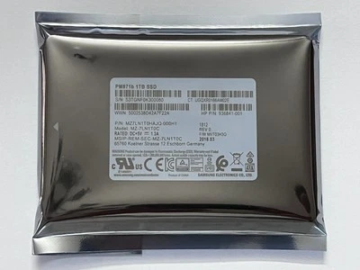 Samsung PM871b MZ-7LN1T0C 1TB SATA 2.5" SSD 6.0Gbps For HP Laptop P/N:936841-001 - Image 1 of 4