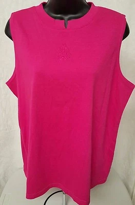 Blusa Camisa Top Venezia Mujer Talla 18/20 18W/20W Púrpura Rosado Foto 1 de 3
