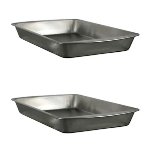 2-Pack Premium Non-Stick Bakeware Square Brownie Pan by Cooking Concepts - Picture 1 of 5