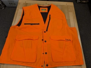 Cabela's Blaze Orange Pro Guide II Hunting Vest Men's XL - Picture 1 of 3