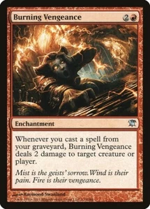 MTG Burning Vengeance NM Innistrad ISD Magic Gathering card EDH burn - Picture 1 of 2