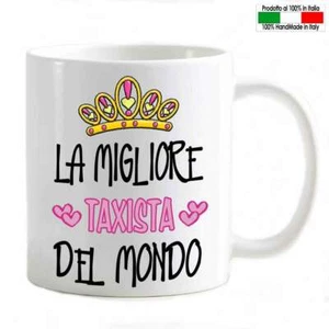 Tazza Mug personalizzabile Taxista migliore del mondo Corona di Cuori - Imagen 1 de 1