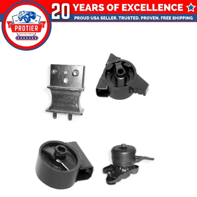 Montaje de motor y transmisión central 4 piezas para Toyota Camry 2,5 L para transmisión automática 1988-1991 Foto 1 de 4