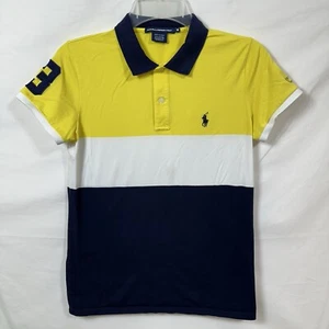 Ralph Lauren Golf Boys Medium Shirt 3 Bay Harbor Club Nerdcore Sportswear Money - Picture 1 of 10