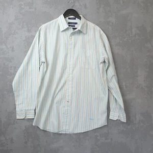 Daniel Cremieux Striped Shirt Large Long Sleeve Tailored Fit - Picture 1 of 9
