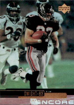 1999 Upper Deck Encore Tim Dwight 7 Atlanta Falcons - Image 1 of 2