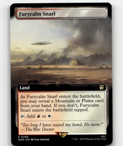 MTG Furycalm Snarl (Extended Art) 499 - Universes Beyond: Doctor Who - Picture 1 of 1