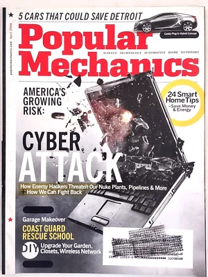 2009 Popular Mechanics Magazine April Cyber Attack Home Tips, Coast Guard Rescue - Image 1 of 2