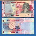 Sierra Leone P-34 1 Leones 2022 World Paper Money Currency Uncirculated Banknote