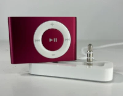 Apple iPod shuffle 2nd Generation (PRODUCT) Red (1 GB) Works Great - Image 1 of 4