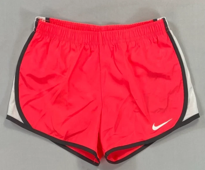 NIKE Girl's Dri-Fit Athletic Shorts Pink/Black (6X) Black (6) -