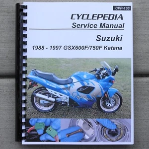 1988-1997 Suzuki Katana GSX 600 750 SERVICE & REPAIR MANUAL - Picture 1 of 2