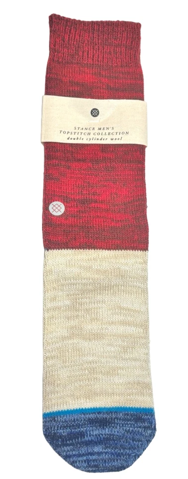 STANCE ARICA цилиндр шерсти повседневный экипажа носок мужской красный большой 9-12 #M532D16ARI - Изображение 1 из 4