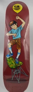 StrangeLove Skateboards Balloon Boy 8.5" Crimson Skateboard Deck Sean Cliver Art - Picture 1 of 7