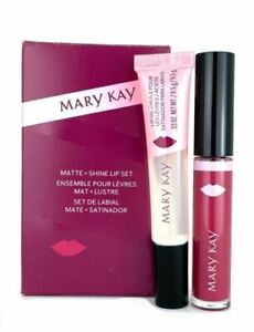 MARY KAY MATTE + SHINE LIP SET- ROSE PINK- LIMITED EDITION- Fast Shipping!