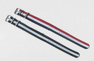 Cinturino orologio 1 20 mm 3 anelli nylon slip thru - Foto 1 di 6