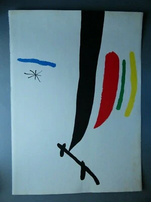 Joan Miró - Ma de Proverbis, Farblithografie 1970 - Bild 1 von 4