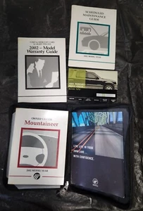 2002 MERCURY MOUNTAINEER ORIGINAL FACTORY OWNERS MANUAL OPERATORS GUIDE  - Bild 1 von 6