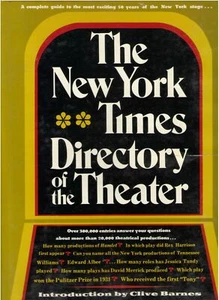 The New York Times Directory of the Theater - Imagen 1 de 1
