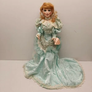Maryse Nicole Franklin Mint Heirloom Mint Julep Porcelain Doll 20" Open, No Box - Picture 1 of 8