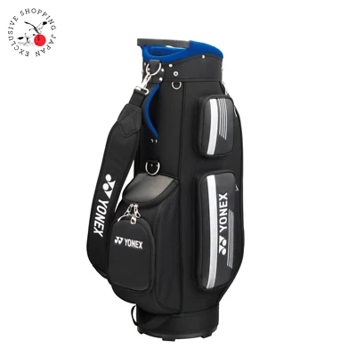 Yonex Golf Cart Bag CB-5101 9 x 47inch 4-way 3.5kg Divider 2024 Model Black/Blue - Image 1 of 4