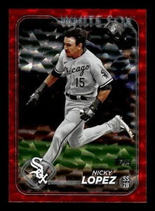 2024 Topps Series 2 NICKY LOPEZ RED FOIL /199 #687 WHITE SOX - Picture 1 of 2