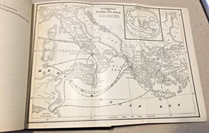 PALMER’S The Odyssey of Homer Riverside Lit. Series 1921 Revised Ed Map Portrait - Picture 1 of 11
